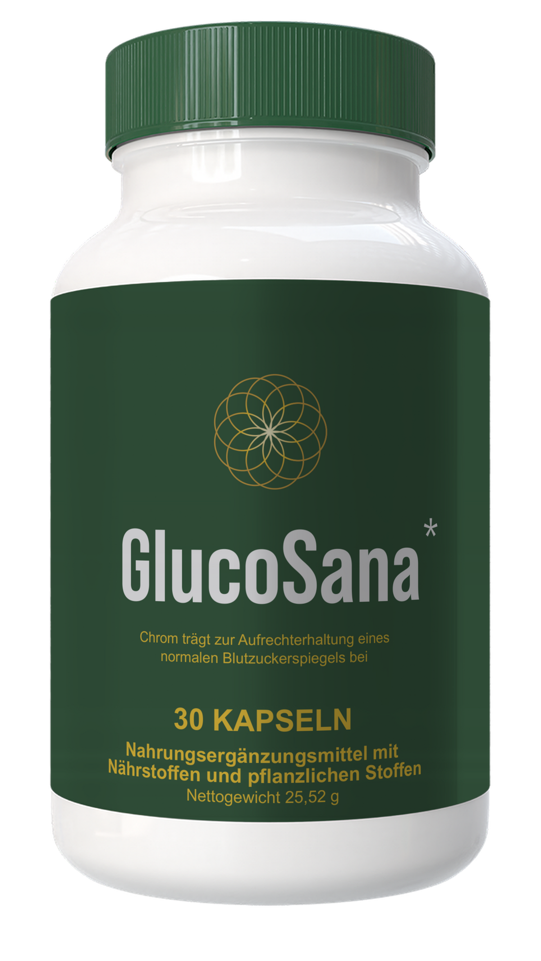 GlucoSana Flasche mit 30 Kapseln