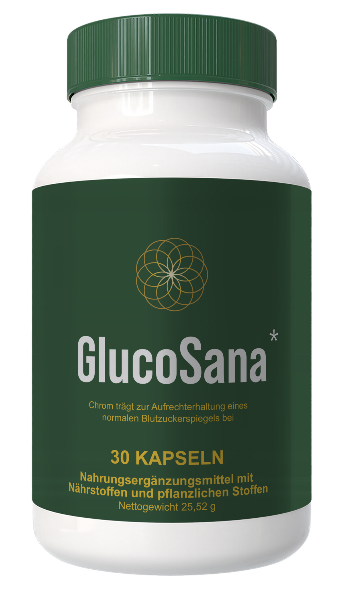 GlucoSana Flasche mit 30 Kapseln