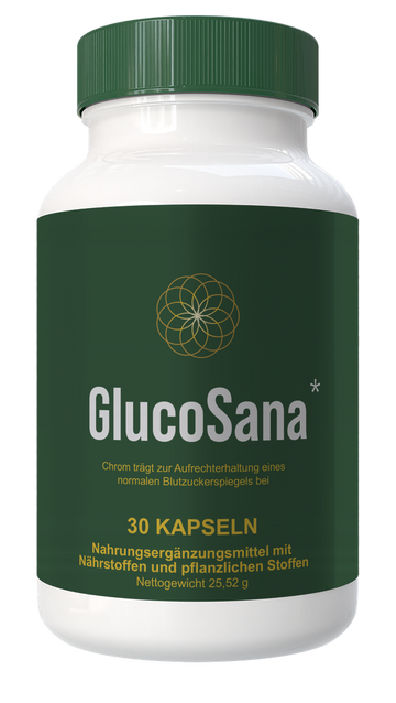 GlucoSana Flasche mit 30 Kapseln
